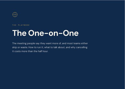 Cover of The One-on-One